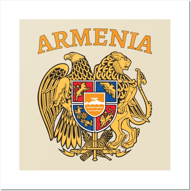 Armenian Coat of Arms Wall Art by SunburstGeo